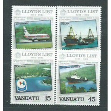 Vanuatu - Correo Yvert 690/3 ** Mnh   Barcos. Avión