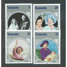 Vanuatu - Correo Yvert 714/7 ** Mnh  Reina madre
