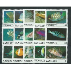 Vanuatu - Correo Yvert 769/83 ** Mnh  Fauna peces