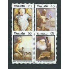 Vanuatu - Correo Yvert 788/91 ** Mnh  Navidad