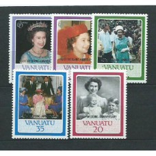 Vanuatu - Correo Yvert 792/6 ** Mnh  Isabel II
