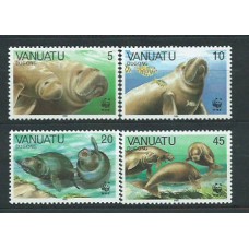 Vanuatu - Correo Yvert 797/800 ** Mnh  Fauna marina