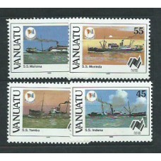 Vanuatu - Correo Yvert 801/4 ** Mnh  Barcos