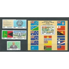 Vanuatu - Correo Yvert 846/50+H 16 ** Mnh  Banderas