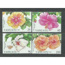 Vanuatu - Correo Yvert 968/71 ** Mnh  Flores