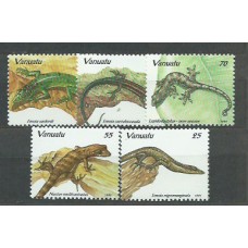 Vanuatu - Correo Yvert 972/5 ** Mnh  Fauna reptiles