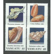 Vanuatu - Correo Yvert 977/80 ** Mnh  Fauna conchas