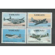 Vanuatu - Correo Yvert 981/4 ** Mnh  Aviones