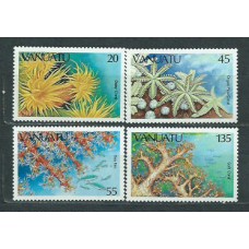 Vanuatu - Correo Yvert 747/50 ** Mnh  Fauna corales