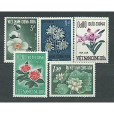 Vietnam del Sur - Correo Yvert 264/8 ** Mnh  Flores