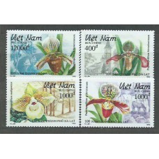 Vietnam Rep. Socialista - Correo 1993 Yvert 1399/402 ** Mnh  Flores