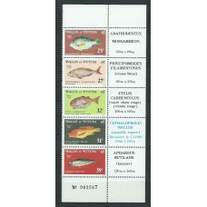 Wallis y Futuna - Correo Yvert 259/63 ** Mnh Fauna. Peces