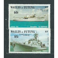 Wallis y Futuna - Correo Yvert 279/80 ** Mnh Barcos