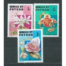 Wallis y Futuna - Correo Yvert 282/4 ** Mnh Flores