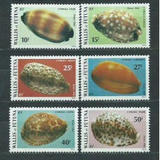 Wallis y Futuna - Correo Yvert 291/6 * Mh Fauna Marina. Conchas