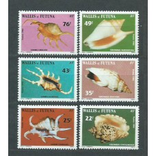 Wallis y Futuna - Correo Yvert 312/7 ** Mnh Fauna Marina. Conchas