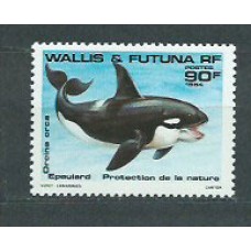 Wallis y Futuna - Correo Yvert 320 ** Mnh Fauna Marina. Ballena