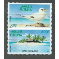 Wallis y Futuna - Correo Yvert 398/99 ** Mnh Fauna. Aves