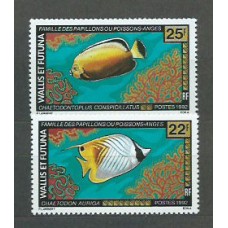 Wallis y Futuna - Correo Yvert 437/8 ** Mnh Fauna. Peces