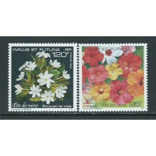 Wallis y Futuna - Correo Yvert 449/50 ** Mnh Flores