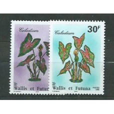 Wallis y Futuna - Correo Yvert 493/4 ** Mnh Flora. Plantas