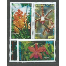 Wallis y Futuna - Correo Yvert 513/6 ** Mnh Flores