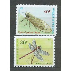 Wallis y Futuna - Correo Yvert 521/2 ** Mnh Fauna. Insectos