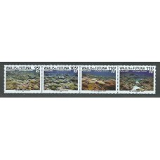 Wallis y Futuna - Correo Yvert 597/600 ** Mnh Fauna.Corales