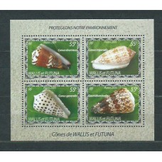 Wallis y Futuna - Correo Yvert 628/31 ** Mnh Fauna Marina . Conchas