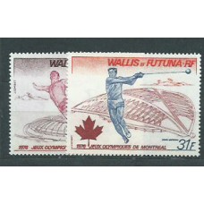 Wallis y Futuna - Aereo Yvert 72/3 ** Mnh Deportes. Olimpiadas de Montreal