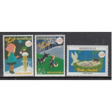 Honduras - Aereo 1998 Yvert 965/7 ** Mnh Navidad