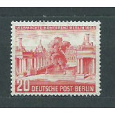 Alemania Berlin Correo 1954 Yvert- 104 usado