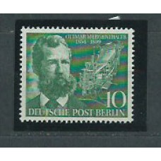 Alemania Berlin Correo 1954 Yvert- 105 **Mnh Personaje