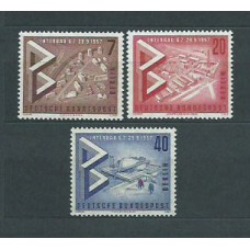 Alemania Berlin Correo 1957 Yvert 141/3 ** Mnh