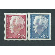 Alemania Berlin Correo 1964 Yvert 211/2 ** Mnh Personajes