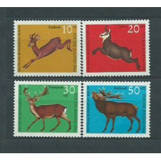 Alemania Berlin Correo 1966 Yvert 253/6 ** Mnh Fauna