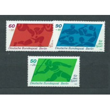 Alemania Berlin Correo 1980 Yvert 582/4 ** Mnh Deportes