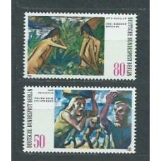 Alemania Berlin Correo 1982 Yvert 639/40 ** Mnh Pintura