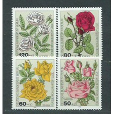 Alemania Berlin Correo 1982 Yvert 641/4 ** Mnh Flores