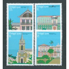 Azores - Correo Yvert 442/5 ** Mnh Arquitectura