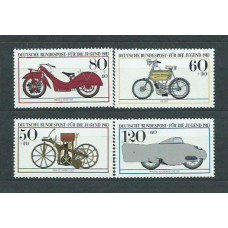 Alemania Federal Correo 1983 Yvert 1000/3 ** Mnh Motocicletas