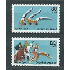 Alemania Federal Correo 1983 Yvert 1004/5 ** Mnh Deportes