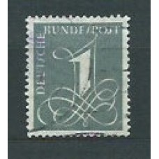 Alemania Federal Correo 1955 Yvert 102 usado