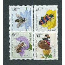 Alemania Federal Correo 1984 Yvert 1034/7 ** Mnh Insectos