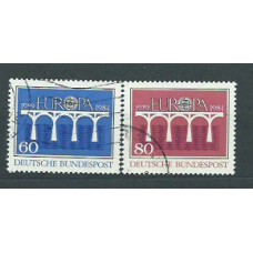 Alemania Federal Correo 1984 Yvert 1042/3 usado