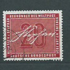 Alemania Federal Correo 1956 Yvert 104 usado