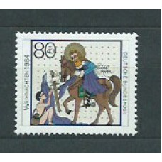 Alemania Federal Correo 1984 Yvert 1065 ** Mnh Navidad