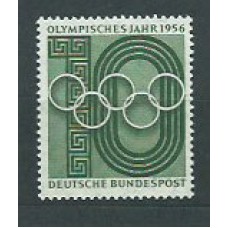 Alemania Federal Correo 1956 Yvert 107 * Mh Juegos Olimpicos de Melbourne