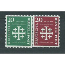 Alemania Federal Correo 1956 Yvert 109/10 * Mh Religion