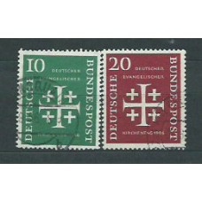 Alemania Federal Correo 1956 Yvert 109/10 usado